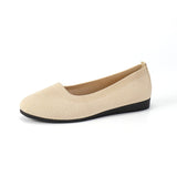 Round Toe Flats Shoes Casual Comfortable Soft Slip On Knit Mesh Shoes For Women - Ever Bloom Now
