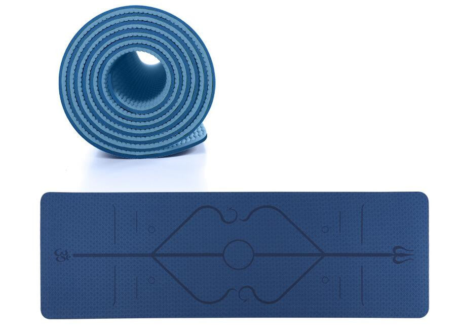 TPE Yoga Mat Non Slip Carpet Environmental Fitness 183*61cm - Ever Bloom Now
