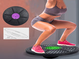 Yoga Balance Board Disc Stability Round Plates Exercise Trainer for Fitness Sports Waist Wriggling Fitness Balance Board - Ever Bloom Now