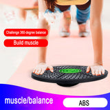 Yoga Balance Board Disc Stability Round Plates Exercise Trainer for Fitness Sports Waist Wriggling Fitness Balance Board - Ever Bloom Now