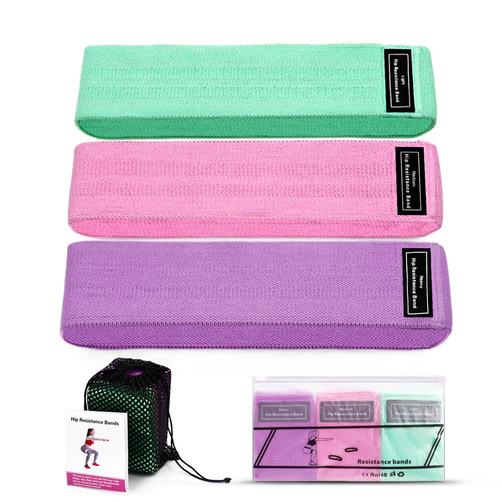 Resistance Band Elastic Hip Circle Fitness Squat Resistance Buttocks Circle Yoga - Ever Bloom Now