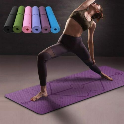TPE Yoga Mat Non Slip Carpet Environmental Fitness 183*61cm - Ever Bloom Now