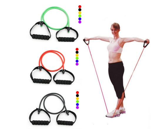 Latex Resistance Bands Workout Exercise Yoga Crossfit Fitness Tubes Pull Rope Fitness Exercise Equipment Tool - Ever Bloom Now