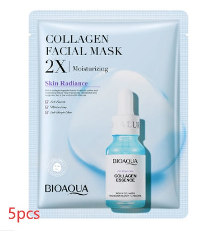 Collagen Face Mask Moisturizing Firming Face Sheet Mask Hyaluronic Acid Facial Masks Beauty Skin Care Gel Skin Care - Ever Bloom Now