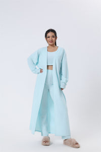 Cozy Pajama Set, 3 Piece Lounge Set, Cute Loungewear, Warm Suit Sets, Matching Set, Lounge Set, 3 Piece Pant Sets, Women Winter Dress - Ever Bloom Now