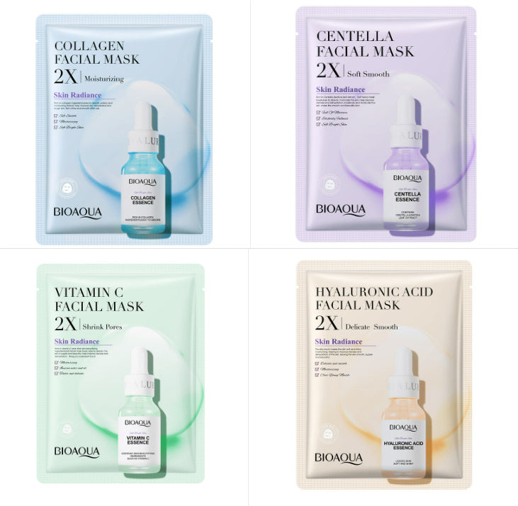 Collagen Face Mask Moisturizing Firming Face Sheet Mask Hyaluronic Acid Facial Masks Beauty Skin Care Gel Skin Care - Ever Bloom Now