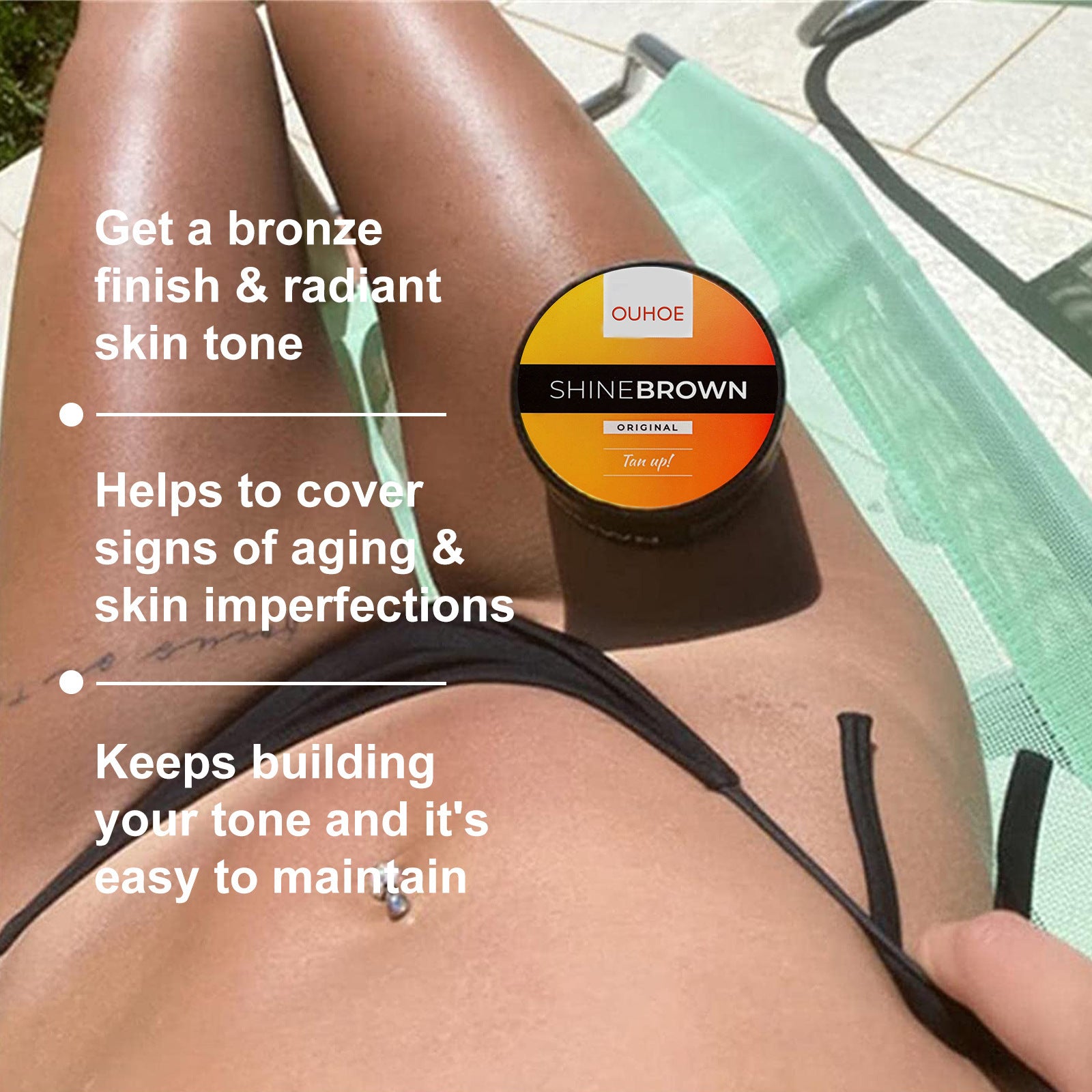Intensive Tanning Luxe Gel Body Tanning Cream After Sun Repair Combination Aloe Vera Gel Wheat Complexion Beach Bronzer Summer Gadgets - Ever Bloom Now