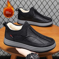 Winter Warm Fleece Snow Boots Round-toed Platform Ankle Boot Fashion Simple Non-slip Flat Cotton Shoes Men - Ever Bloom Now
