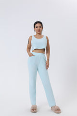 Cozy Pajama Set, 3 Piece Lounge Set, Cute Loungewear, Warm Suit Sets, Matching Set, Lounge Set, 3 Piece Pant Sets, Women Winter Dress - Ever Bloom Now