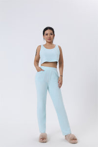 Cozy Pajama Set, 3 Piece Lounge Set, Cute Loungewear, Warm Suit Sets, Matching Set, Lounge Set, 3 Piece Pant Sets, Women Winter Dress - Ever Bloom Now