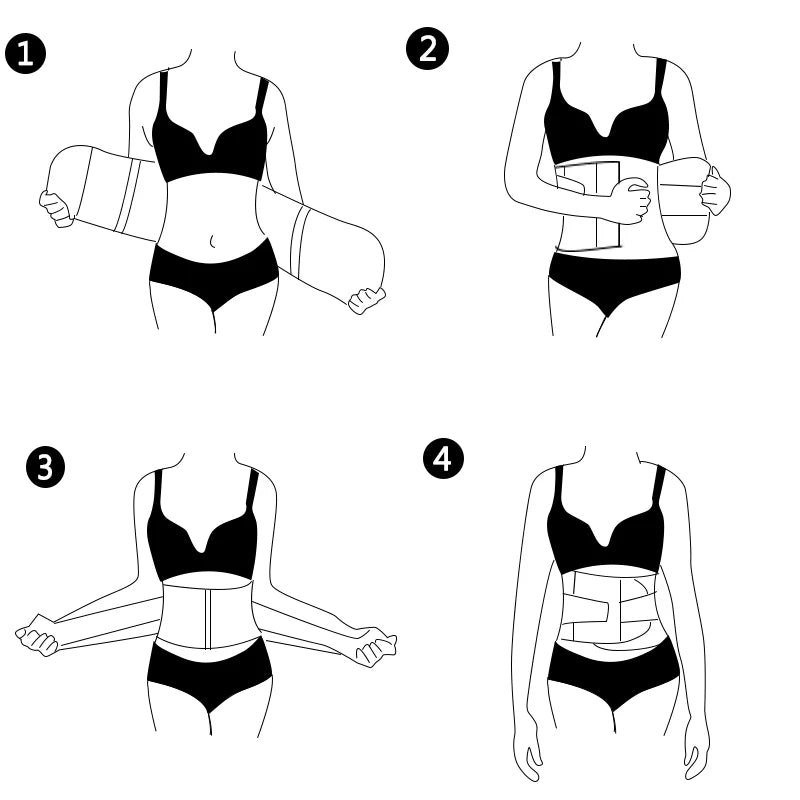 Women Belt Slimming Body Shaper Waist Trainer Trimmer Fitness Corset Tummy Control Shapewear Stomach Trainers