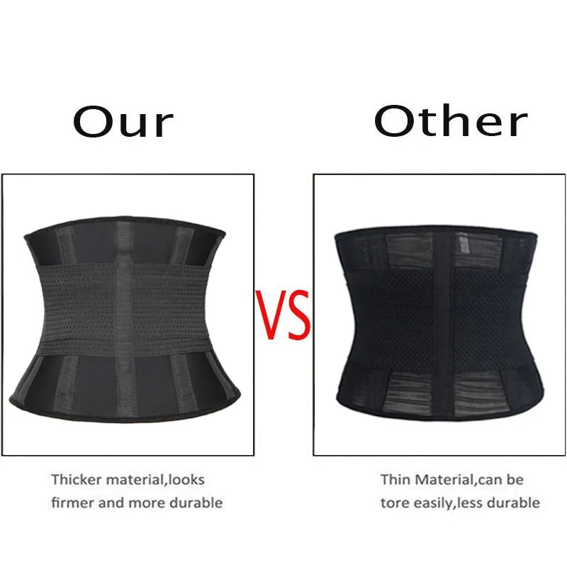 Women Belt Slimming Body Shaper Waist Trainer Trimmer Fitness Corset Tummy Control Shapewear Stomach Trainers