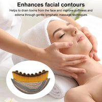 Portable Dry Facial Brush Soft Bristles Contoured Lymphatic Massage Tool Face Sculpting Device Home Spa Gentle Exfoliation Brush