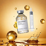 Collagen Ampoule Essence Liquid Set - Needle Type Firming Anti Wrinkle Line Sculpture Skin Care Moisturizing Repair Serum