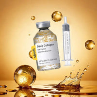 Collagen Ampoule Essence Liquid Set - Needle Type Firming Anti Wrinkle Line Sculpture Skin Care Moisturizing Repair Serum