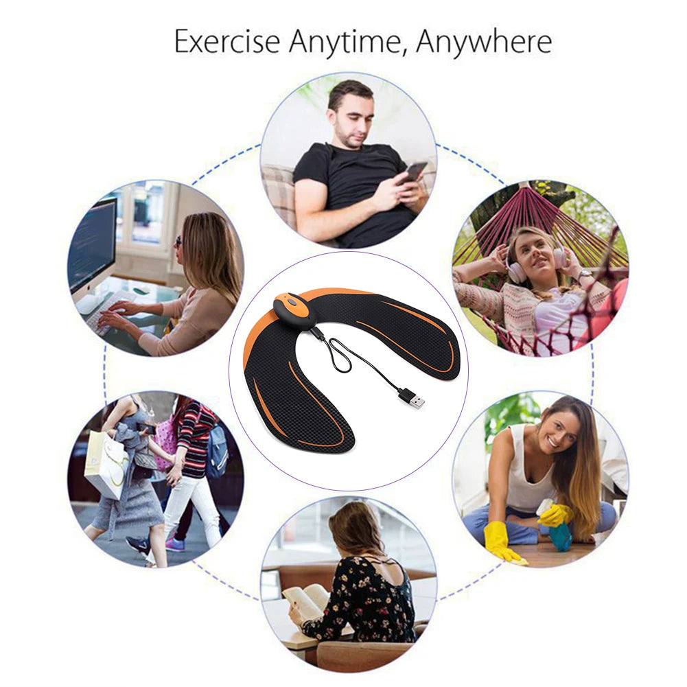 EMS Hips Trainer Portable Booty Trainer Adjustable Wearable Buttocks Toner Multi Modes Butt Lifting Machine for Fitness Workout
