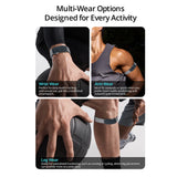 VALDUS 2025 New VITRO NO Screen Smart Bracelet ECG SOS Heart Rate Blood Pressure Sports Fitness Waterproof Screenless Smartwatch