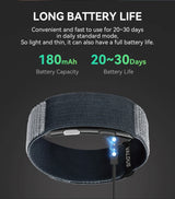 VALDUS 2025 New VITRO NO Screen Smart Bracelet ECG SOS Heart Rate Blood Pressure Sports Fitness Waterproof Screenless Smartwatch