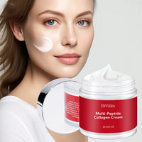 ENVISHA Face Cream Multi Peptide Collagen Skin Care Anti-Wrinkle Aging Moisturizing Shrink Pores Whitening Smooth Beauty Health