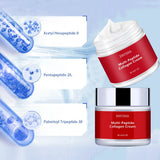 ENVISHA Face Cream Multi Peptide Collagen Skin Care Anti-Wrinkle Aging Moisturizing Shrink Pores Whitening Smooth Beauty Health