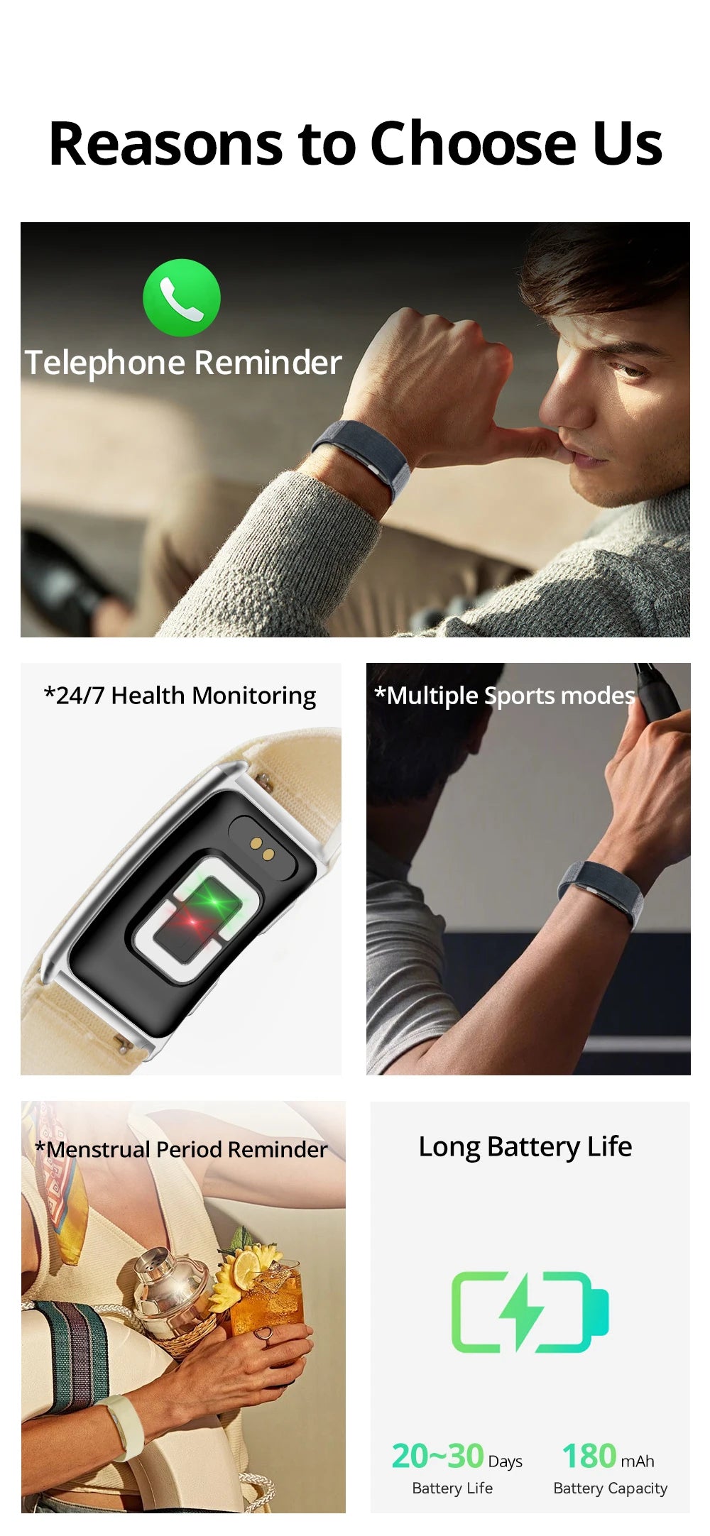 VALDUS 2025 New VITRO NO Screen Smart Bracelet ECG SOS Heart Rate Blood Pressure Sports Fitness Waterproof Screenless Smartwatch