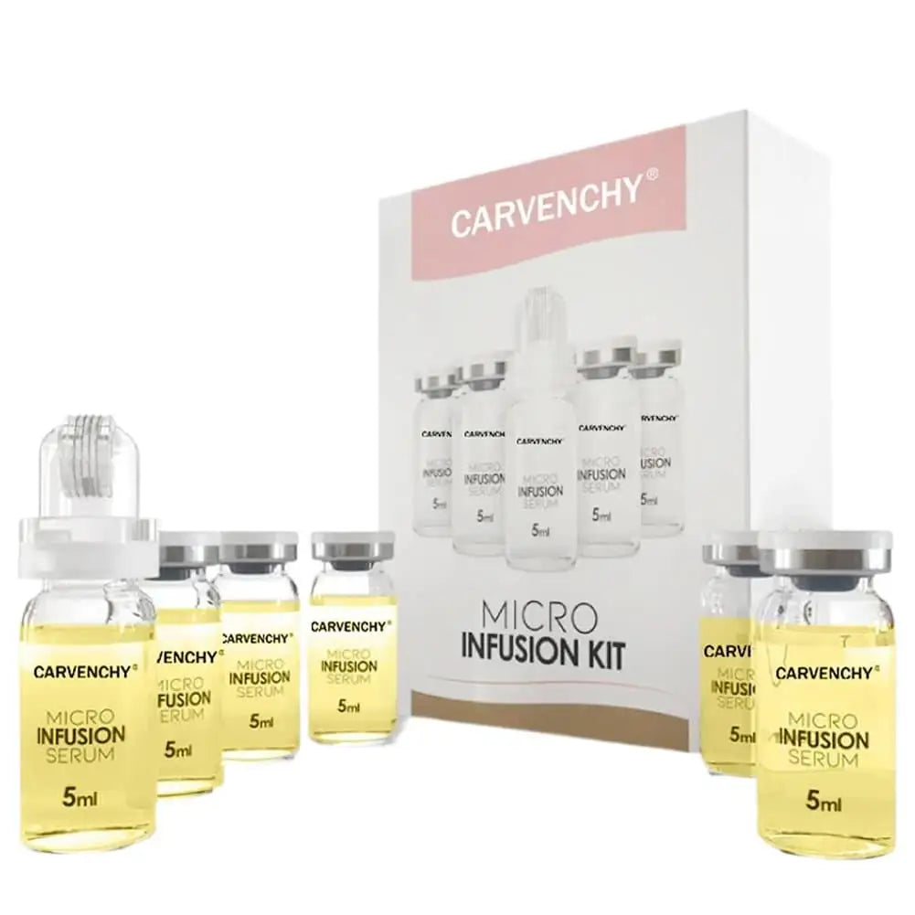 Multi-Peptide Collagen Microneedling Skin Care Set Firming Rejuvenating Skin Deep Moisturizing Brand Carvenchy Microinfusion Kit