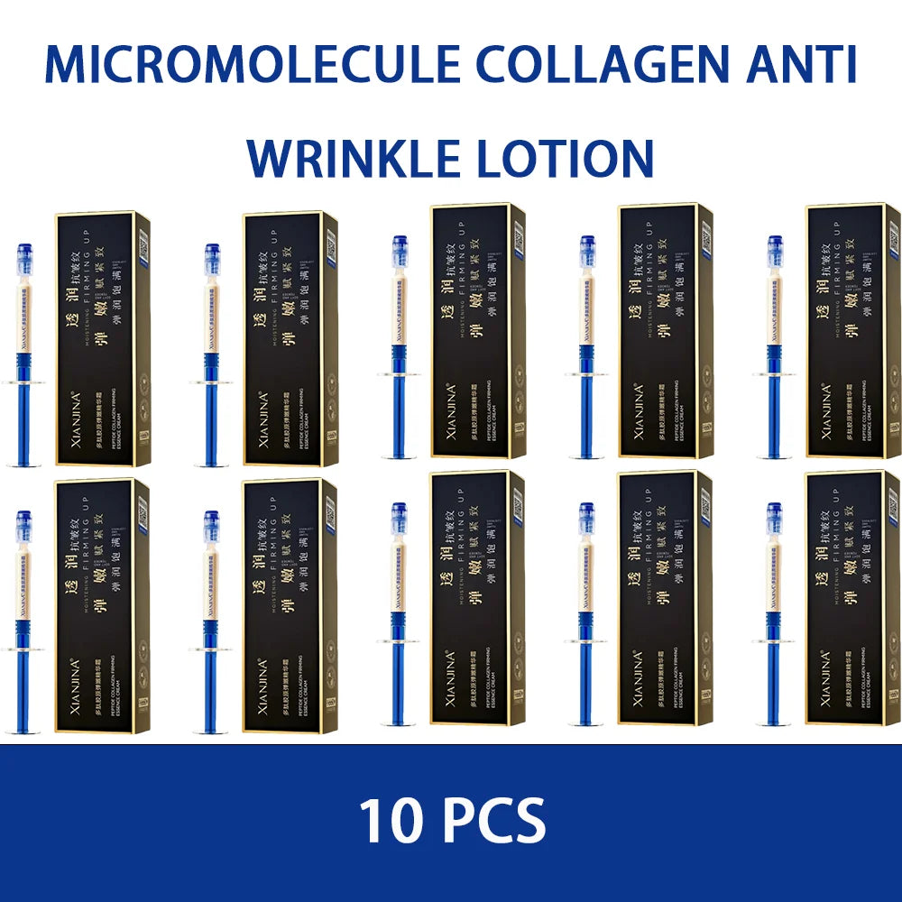Peptide Collagen Elasticity Firming Essence Cream Micro Molecule Collagen Anti Wrinkle Emulsion Daily Facial Skin Care Product