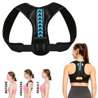 Medical Adjustable Back Shoulder Posture Corrector Belt Clavicle Spine Support Preventing Humpback Sports Upper Back Neck Brace