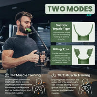 Portable Breathing Exerciser Professional Inspiratory Muscle Training Comfortable Improve Breath Endurance Compact