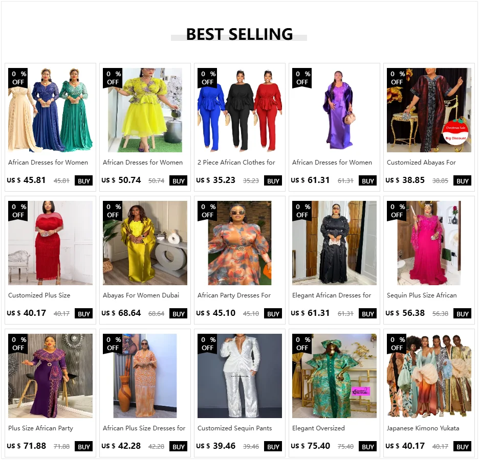 Plus Size African Clothes for Women 2025 New African Dashiki Ankara Bazin Riche Design Wedding Party Dresses without headscarf