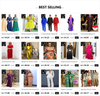 Plus Size African Clothes for Women 2025 New African Dashiki Ankara Bazin Riche Design Wedding Party Dresses without headscarf