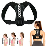 Medical Adjustable Back Shoulder Posture Corrector Belt Clavicle Spine Support Preventing Humpback Sports Upper Back Neck Brace