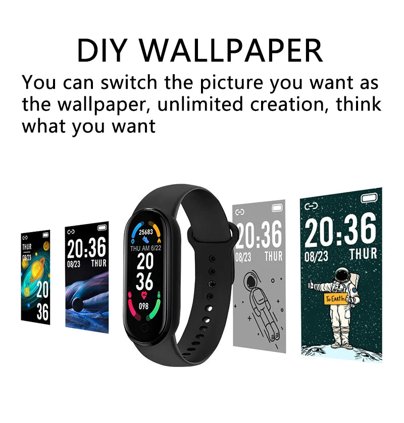 Xiaomi Smart Watch Screen Step Counting Multi Sport Fitness Mode Message Reminder Photography Music Remote Control Smart Band