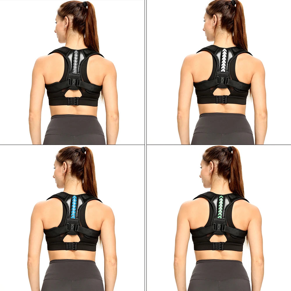 Medical Adjustable Back Shoulder Posture Corrector Belt Clavicle Spine Support Preventing Humpback Sports Upper Back Neck Brace