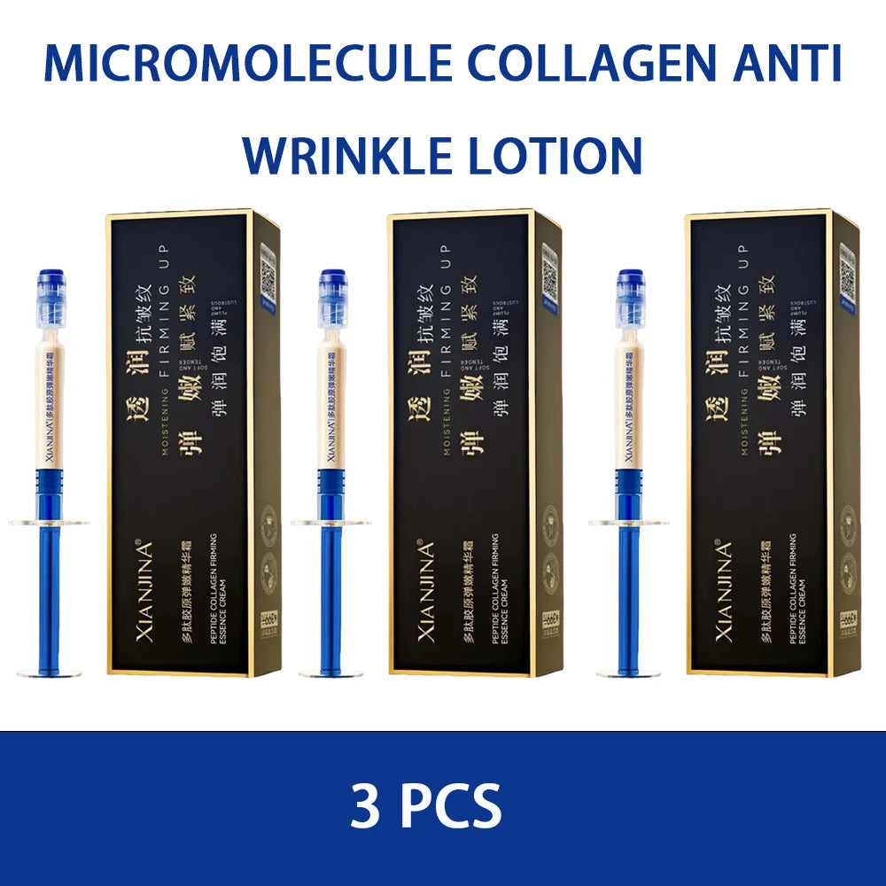 Peptide Collagen Elasticity Firming Essence Cream Micro Molecule Collagen Anti Wrinkle Emulsion Daily Facial Skin Care Product