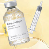 Collagen Ampoule Essence Liquid Set - Needle Type Firming Anti Wrinkle Line Sculpture Skin Care Moisturizing Repair Serum