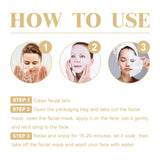 Collagen Anti Wrinkle Facial Mask Anti Aging Fade Fine Lines Firm Skin Moisturizing Brightening SkinCare Korean Cosmetics