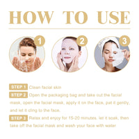 Collagen Anti Wrinkle Facial Mask Anti Aging Fade Fine Lines Firm Skin Moisturizing Brightening SkinCare Korean Cosmetics