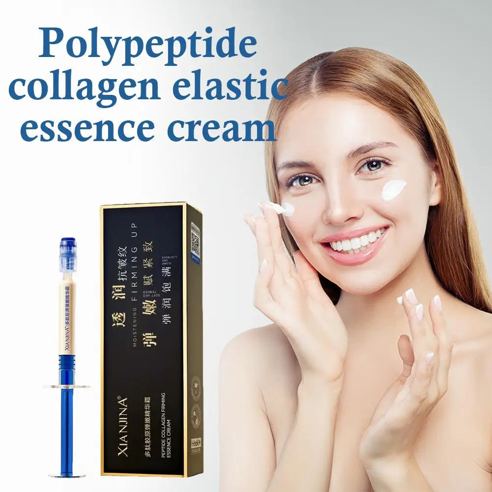 Micro-molecule Collagen Anti-wrinkle Lotion Deeply Nourishes Skin Non-greasy Polypeptide Collagen Elastic Essence Cream Skincare