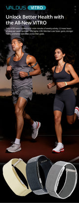 VALDUS 2025 New VITRO NO Screen Smart Bracelet ECG SOS Heart Rate Blood Pressure Sports Fitness Waterproof Screenless Smartwatch