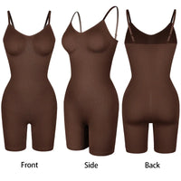 New Bodysuit Shapewear Women Tank Top Tummy Control Full Body Shaper Anti Chafing Shorts Slimming Waist Trainer Butt Lifter