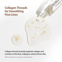 Collagen Silk Peptide Face Serum Anti Wrinkle Firming Elasticity Boosting Essence for Fine Lines, Hydrating Skin Care 30/40ml