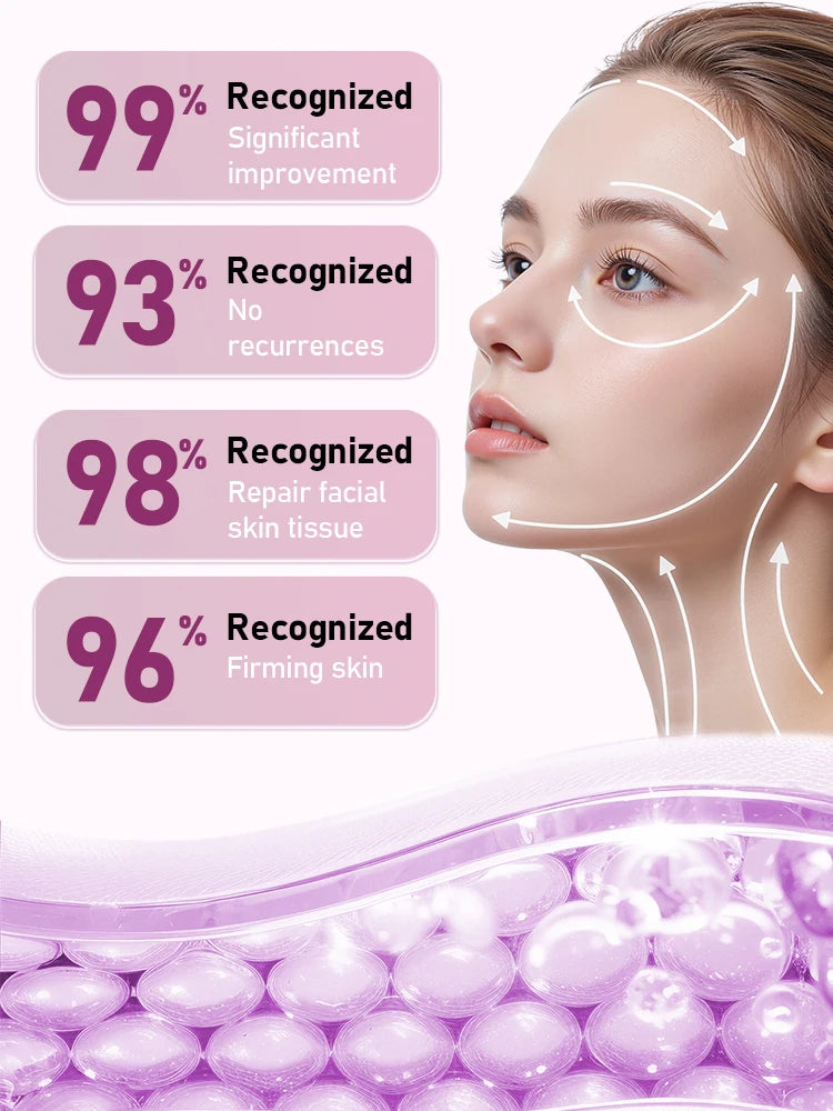 Collagen Peptide Lifting Anti Wrinkle Serum Blur Micro Creases Moisturizing Improve Skin Elasticity Women Daily Facial Care
