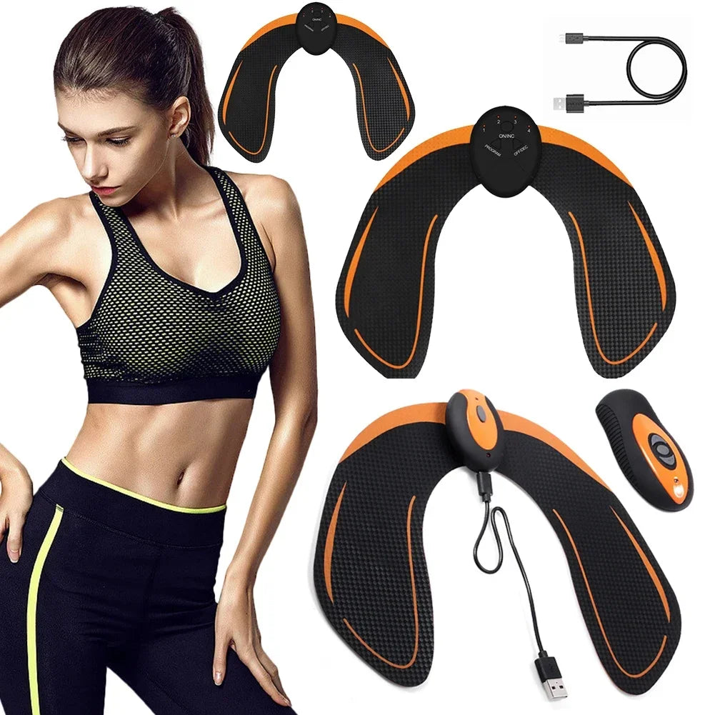 EMS Hips Trainer Portable Booty Trainer Adjustable Wearable Buttocks Toner Multi Modes Butt Lifting Machine for Fitness Workout