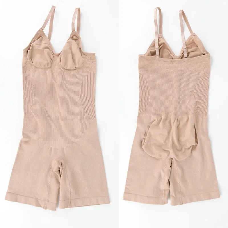 New Bodysuit Shapewear Women Tank Top Tummy Control Full Body Shaper Anti Chafing Shorts Slimming Waist Trainer Butt Lifter