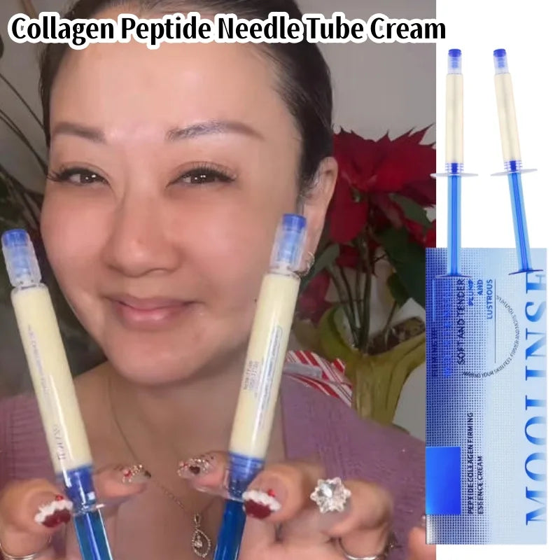 Polypeptide Collagen Essence Cream Moisturizing Firming Elastic Tender Filling Fine Lines Nourishing Facial Skin