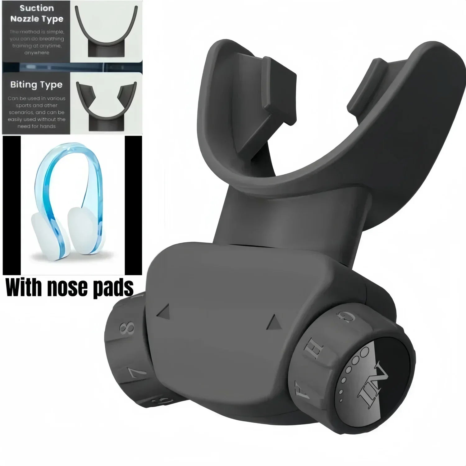 Portable Breathing Exerciser Professional Inspiratory Muscle Training Comfortable Improve Breath Endurance Compact