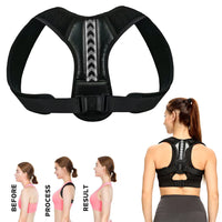 Medical Adjustable Back Shoulder Posture Corrector Belt Clavicle Spine Support Preventing Humpback Sports Upper Back Neck Brace