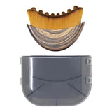 Portable Dry Facial Brush Soft Bristles Contoured Lymphatic Massage Tool Face Sculpting Device Home Spa Gentle Exfoliation Brush