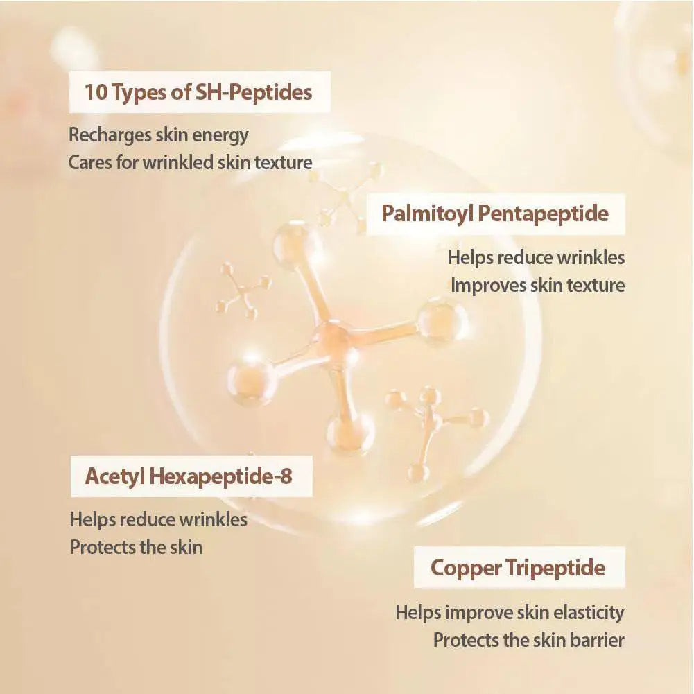 Collagen Silk Peptide Face Serum Anti Wrinkle Firming Elasticity Boosting Essence for Fine Lines, Hydrating Skin Care 30/40ml
